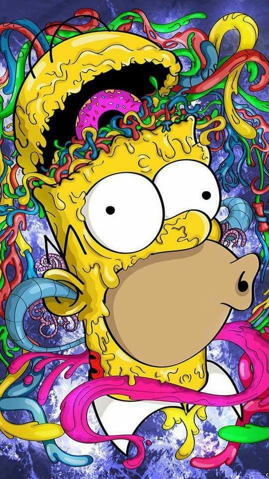 Wallpaper ios phone iphone android cell simpson wallpaper iphone cartoon wallpaper simpsons art