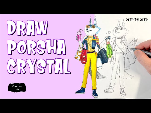 How to draw porsha fro sing