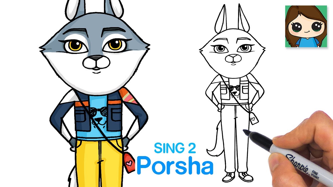 How to draw porsha wolf ð sing