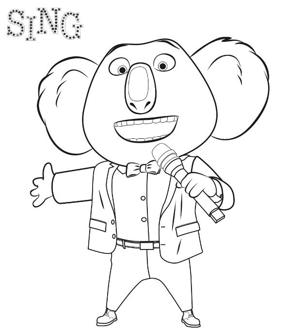 Free download of tous en scãne coloring pages