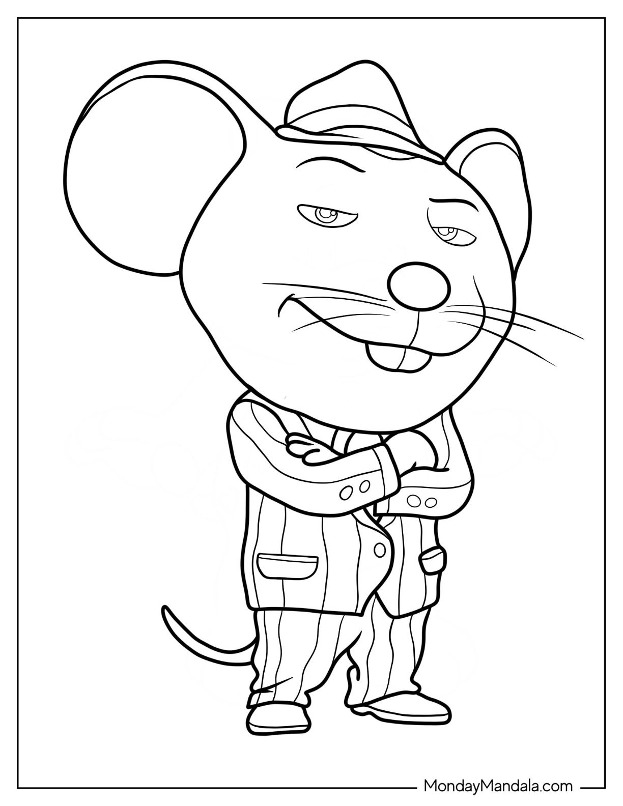 Sing coloring pages free pdf printables