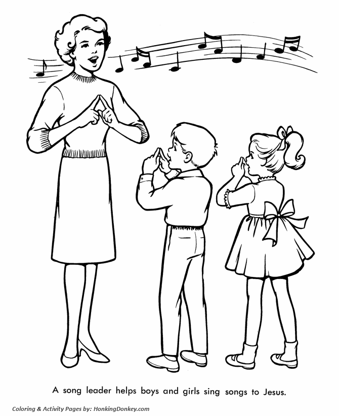 Church coloring pages