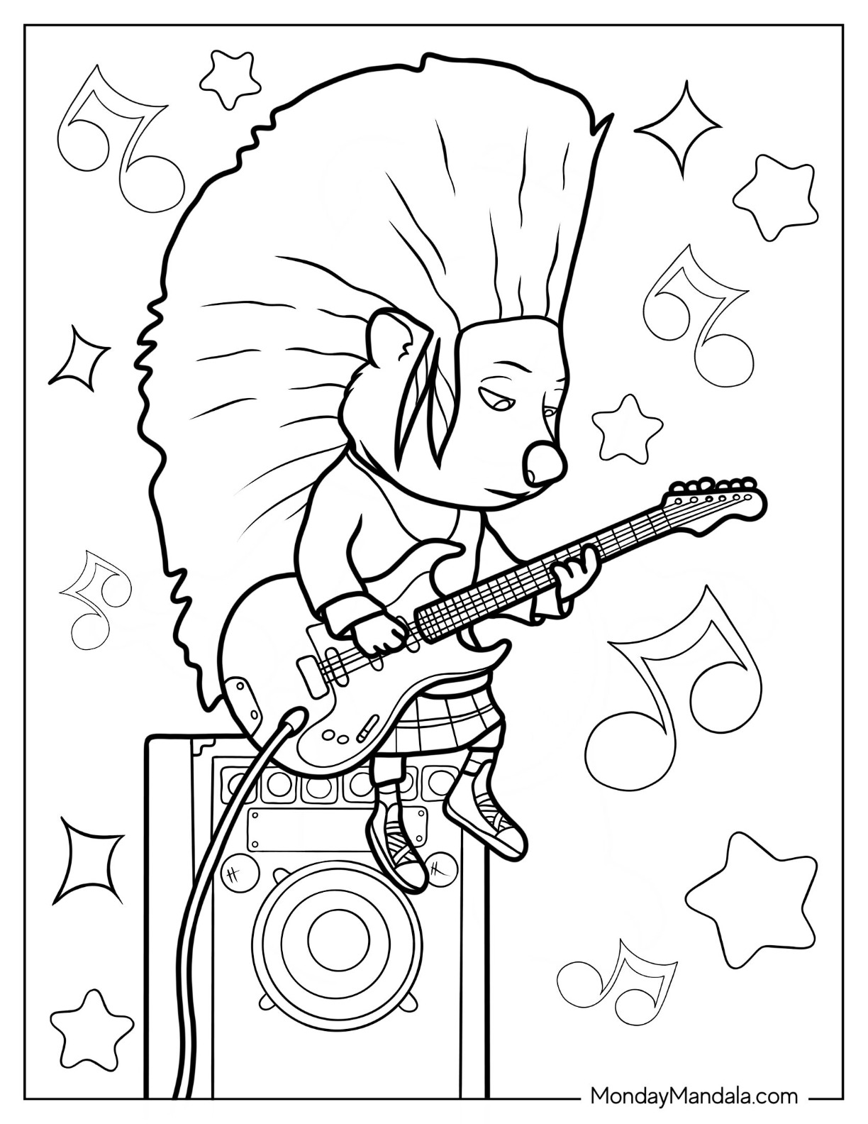 Sing coloring pages free pdf printables