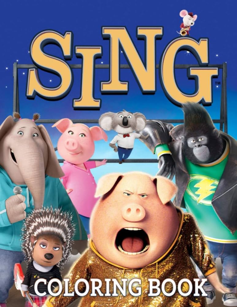 Sing coloring book for kids