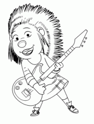 Sing coloring pages