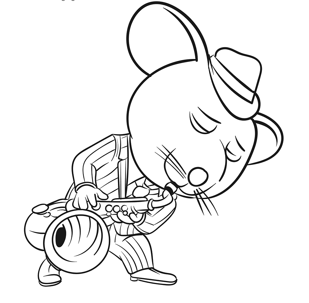 Top sing movie coloring pages