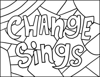 Change sings by amanda gorman no prep coloring sheets bonus poster