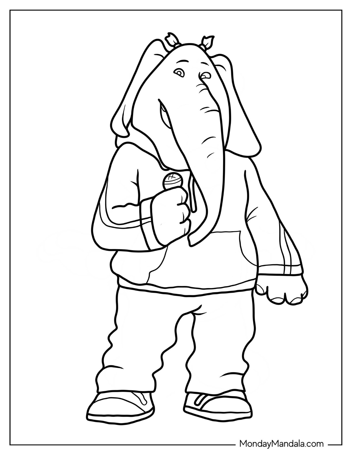 Sing coloring pages free pdf printables