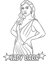 Singers coloring pages pop stars