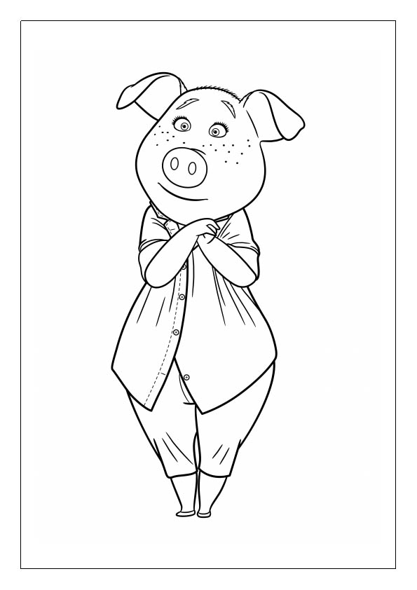 Sing coloring pages printable coloring sheets