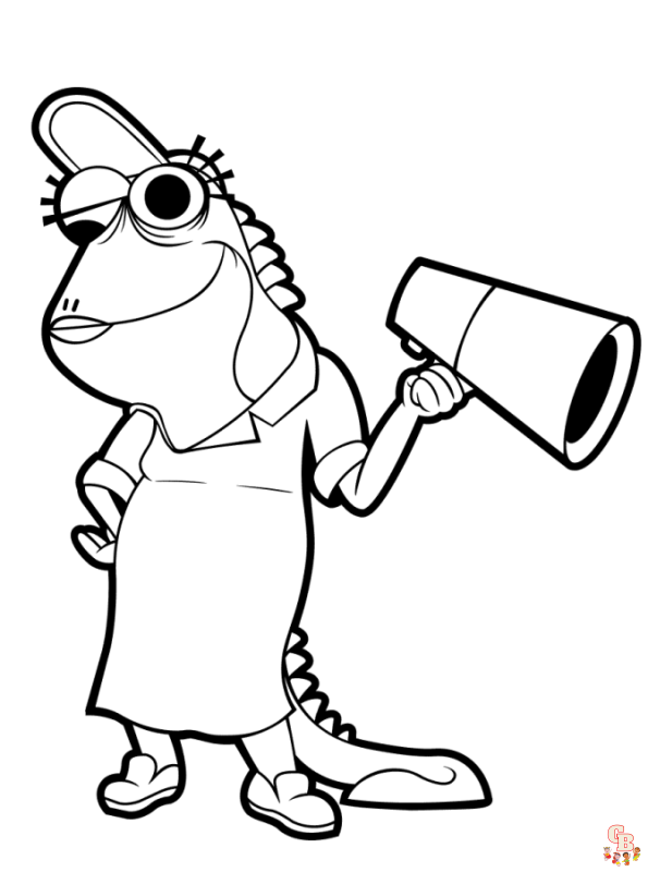 Sing coloring pages