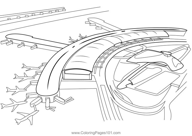 Singapore changi airport singapore coloring page changi airport singapore singapore changi airport coloring pages