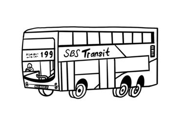 Singapore transport coloring pages full by st sg tpt