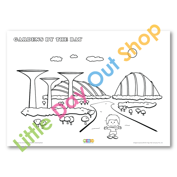 My little day out iconic singapore colouring book volume little day out shop