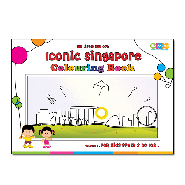 My little day out iconic singapore colouring book volume little day out shop