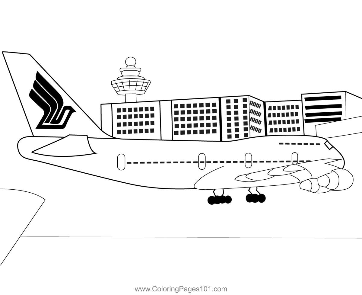 Singapore changi airport coloring page singapore changi airport coloring pages changi