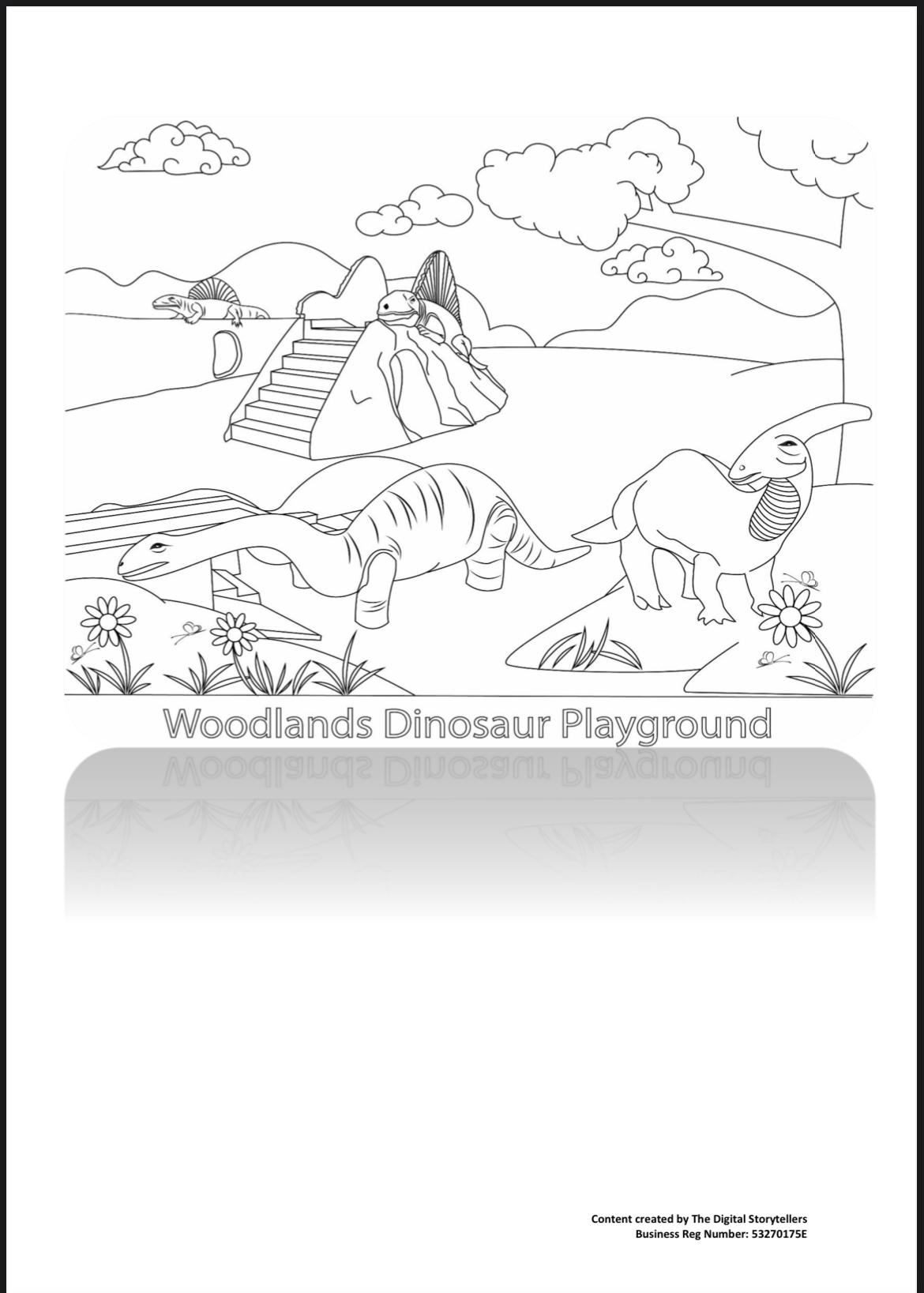 Singapore heartland playgrounds colouring book