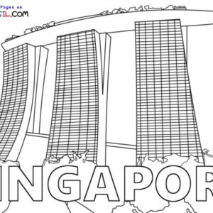 Singapore coloring pages printable for free download