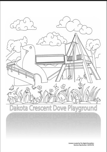 Singapore heartland playgrounds colouring book