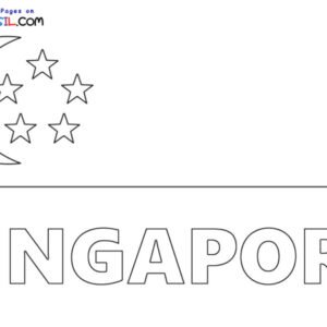 Singapore coloring pages printable for free download