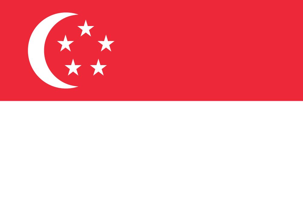 Flag of singapore image and meaning singaporean flag