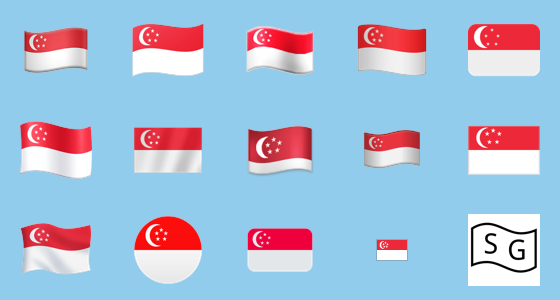 Ðð flag singapore emoji