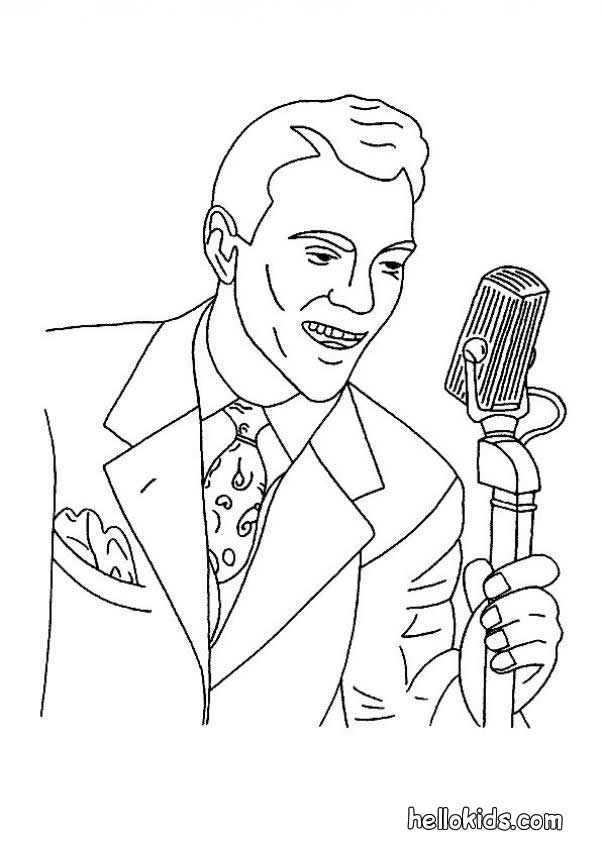 S singer coloring pages