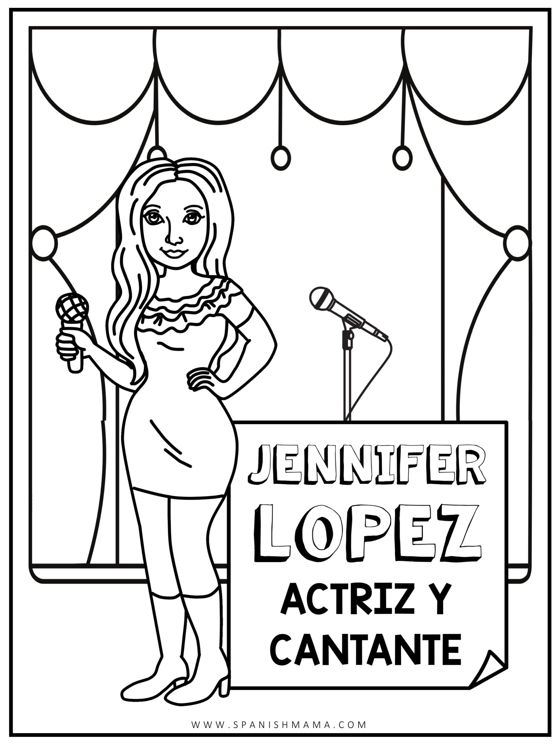 Free hispanic heritage month coloring pages