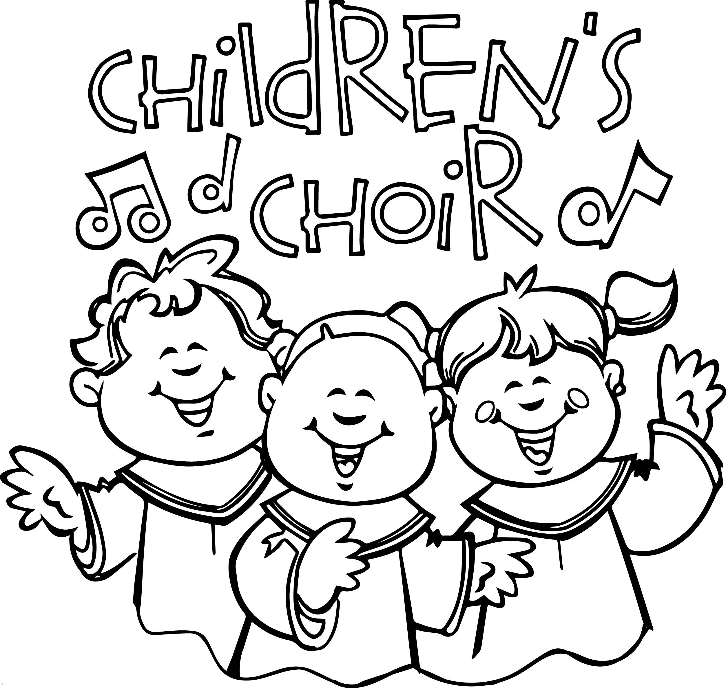 Coloring pages happy singing coloring pages