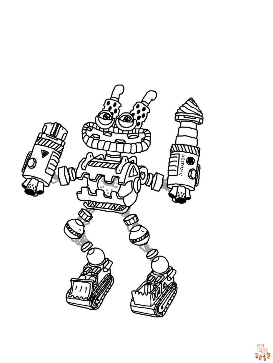 Explore the world of wubbox with engaging coloring pages