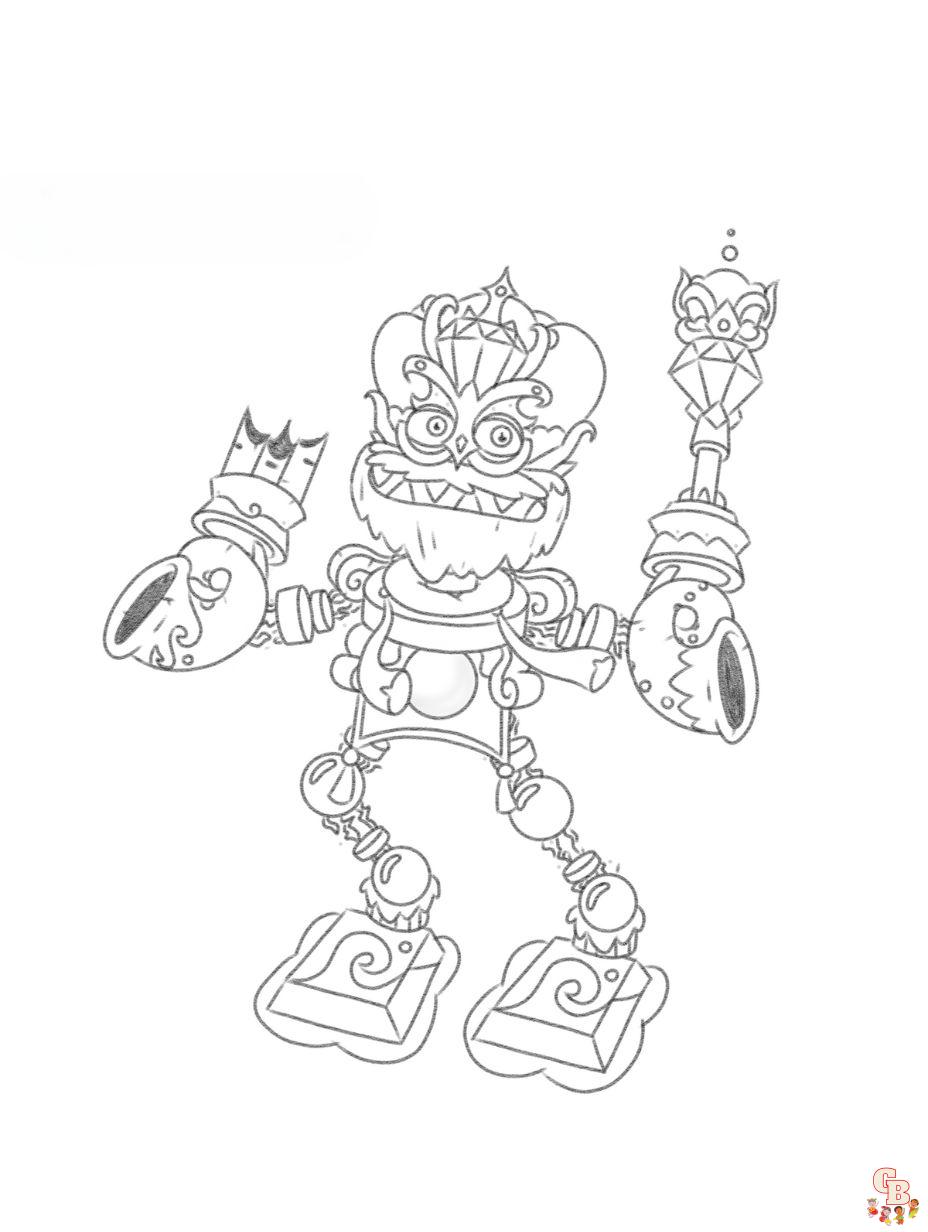 Explore the world of wubbox with engaging coloring pages