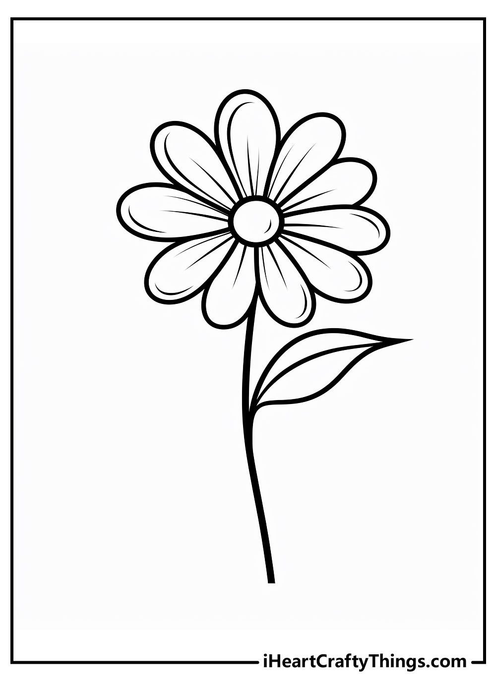 Flower coloring pages free printables