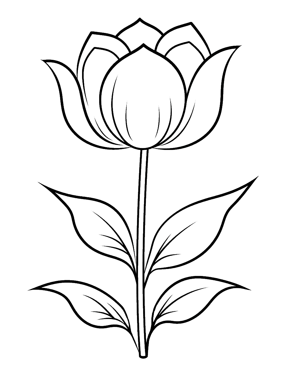 Flower coloring pages free printable sheets