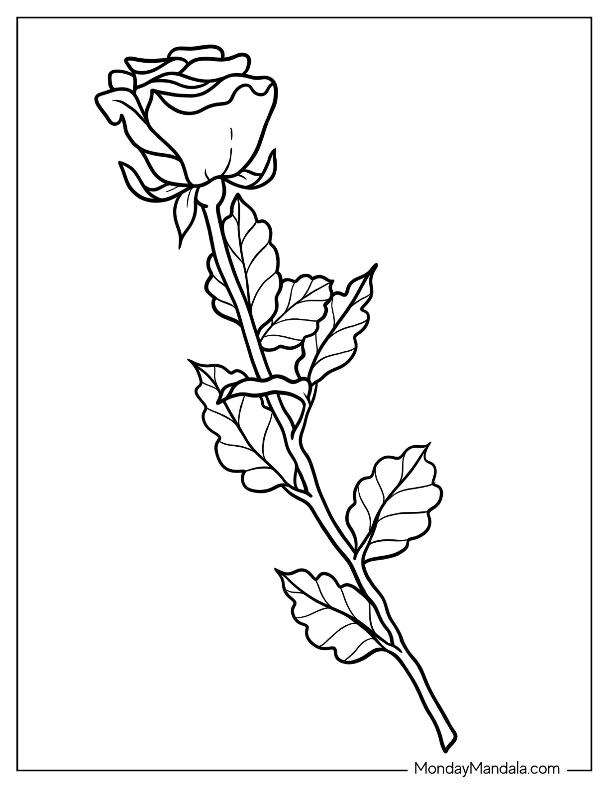 Flower coloring pages free pdf printables