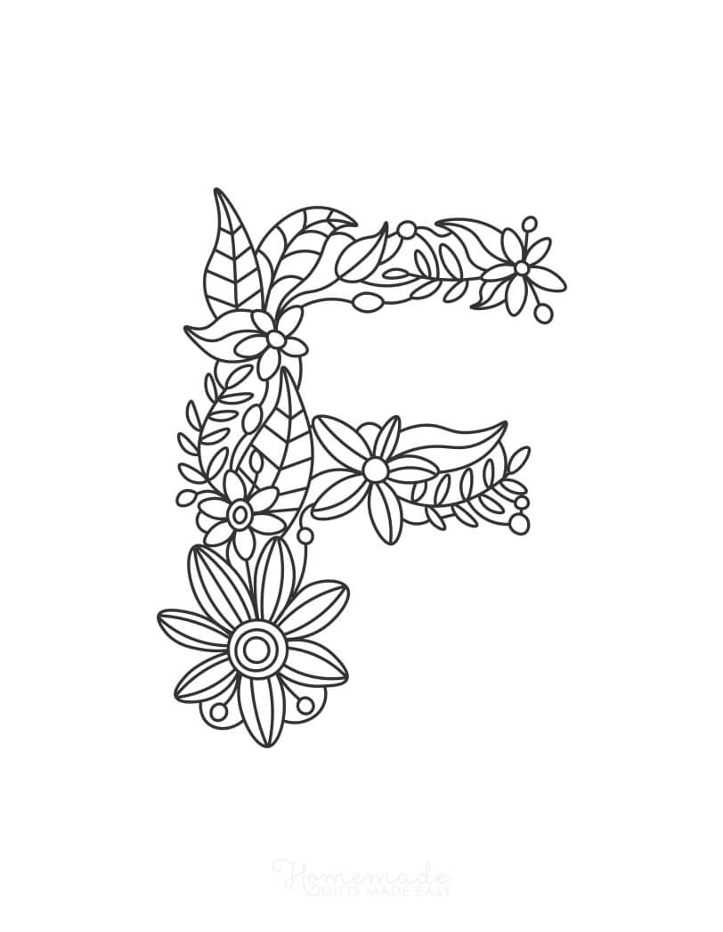 Printable flower coloring pages for adults