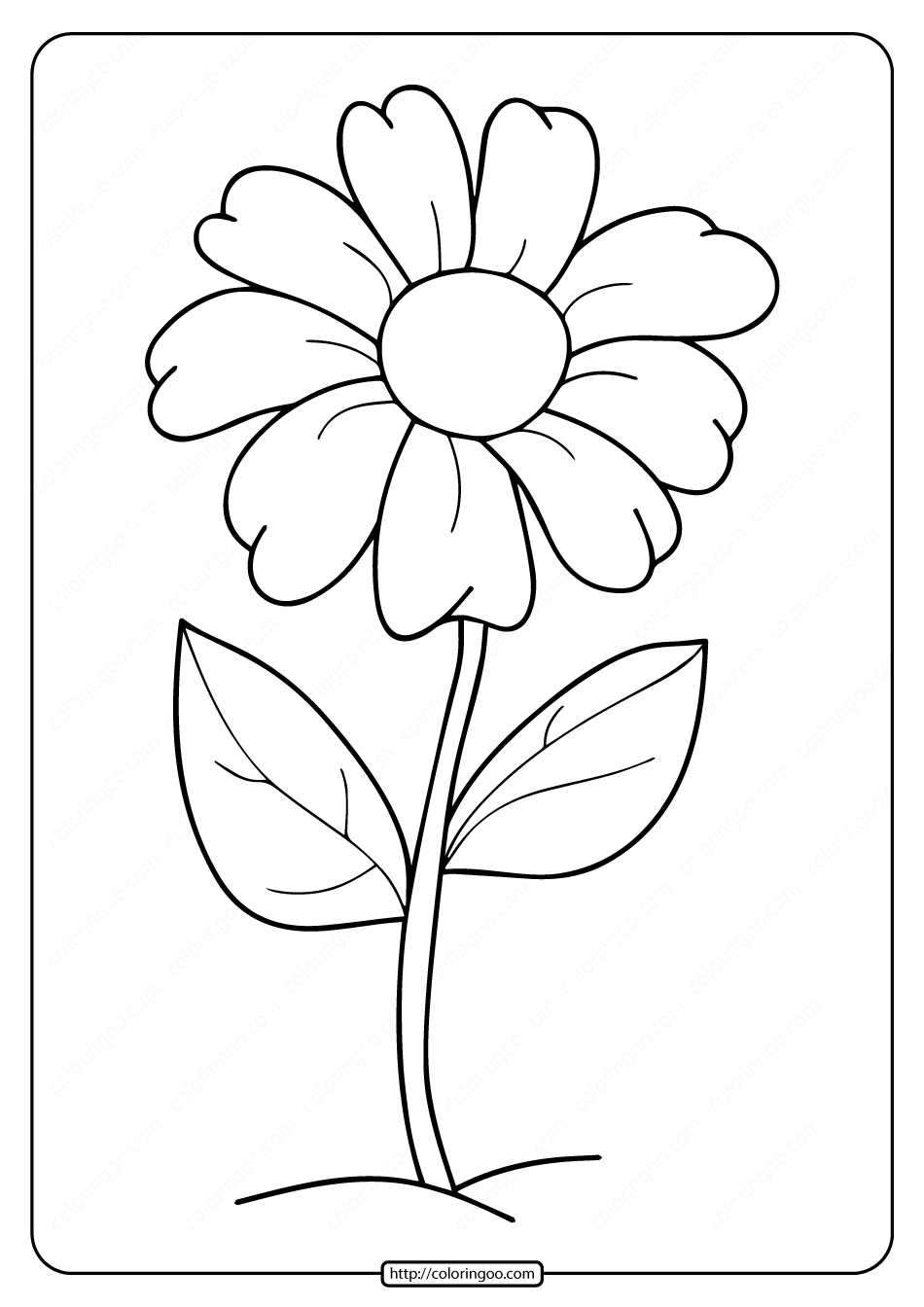 Found on bing from coloringoo flower coloring pages printable flower coloring pages coloring pages