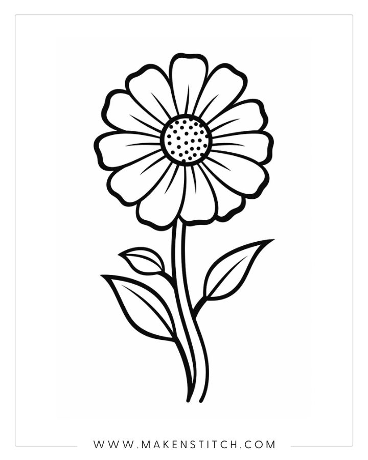 Flower coloring pages for kids and adults free printables