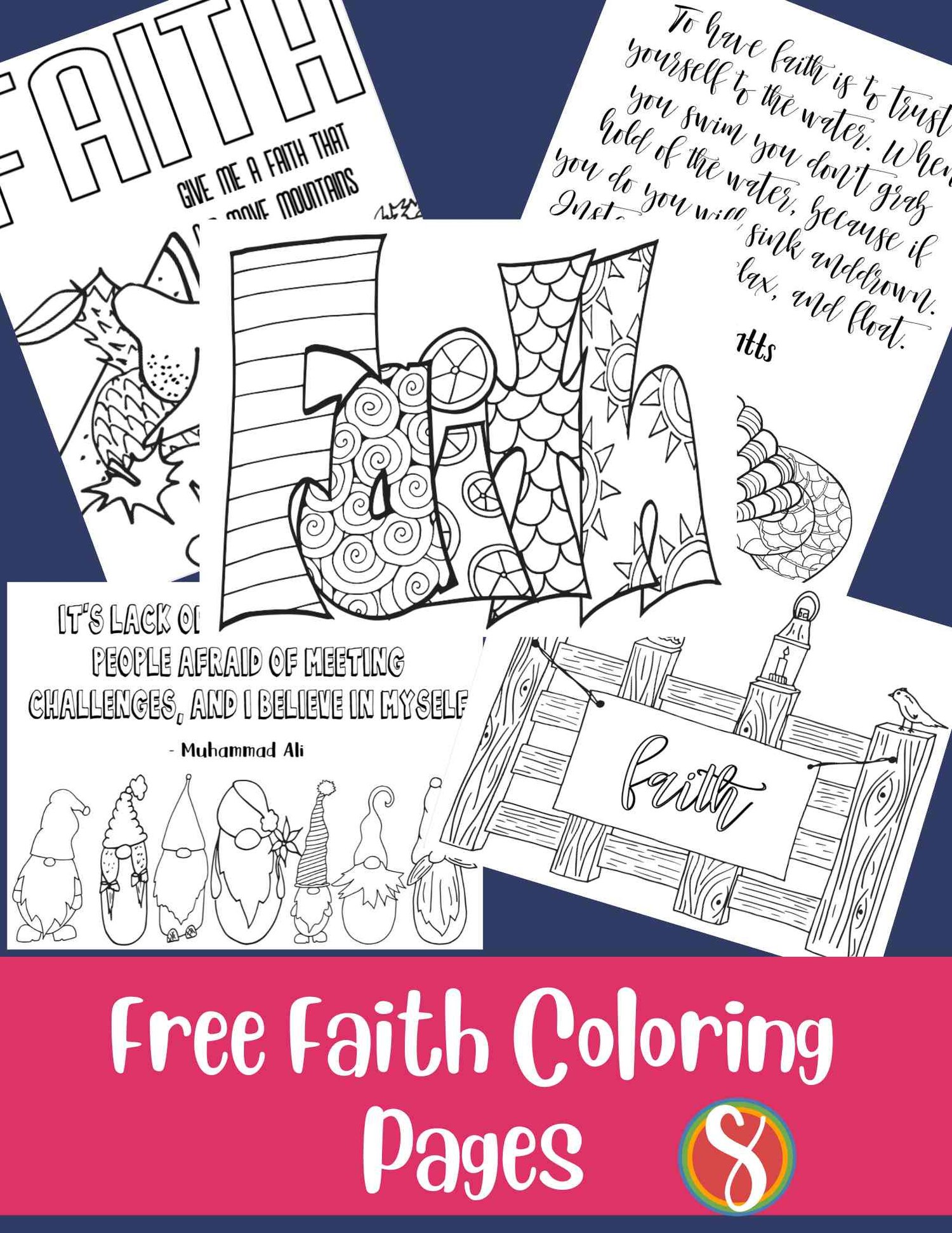 Free faith coloring pages â stevie doodles