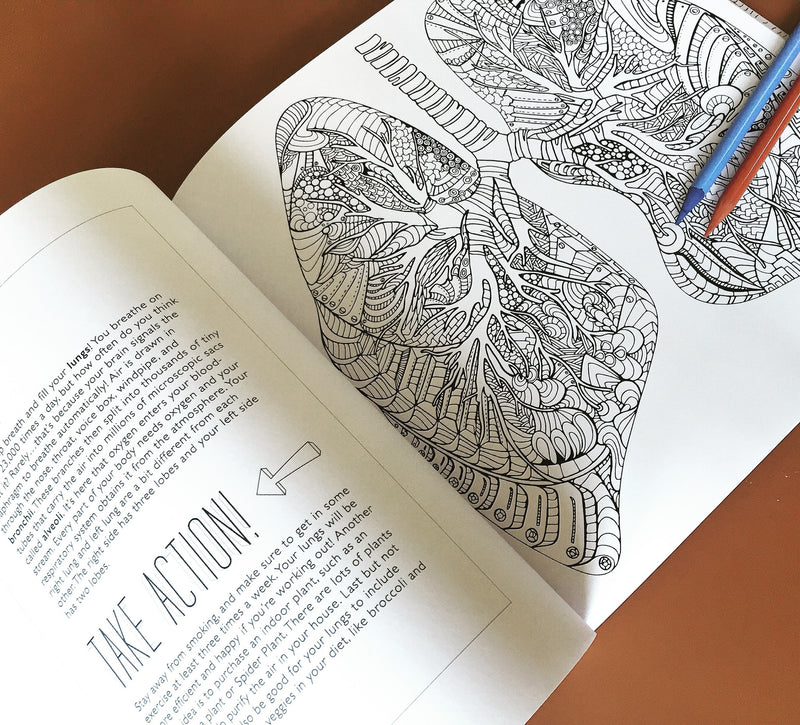 Show me your guts the anatomically correct coloring book â