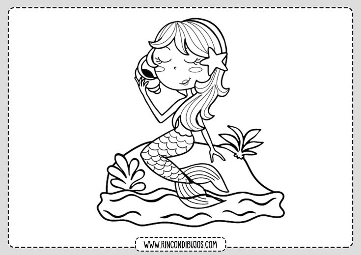 Dibujos de sirenas para colorear dibujos de fantasia dibujos de sirenas sirena para colorear sirenas