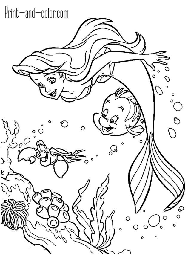 Wonderful photo of little mermaid coloring pages