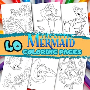 Ariel coloring page