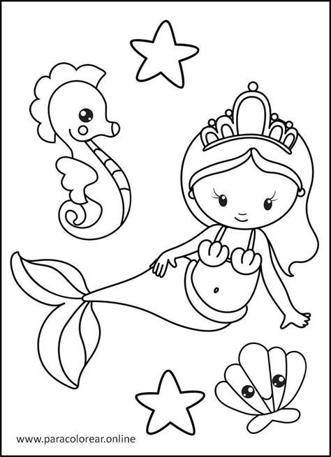 Mejores imãgenes de dibujos para colorear en sirena para colorear dibujos de sirenas sirenita ariel para colorear