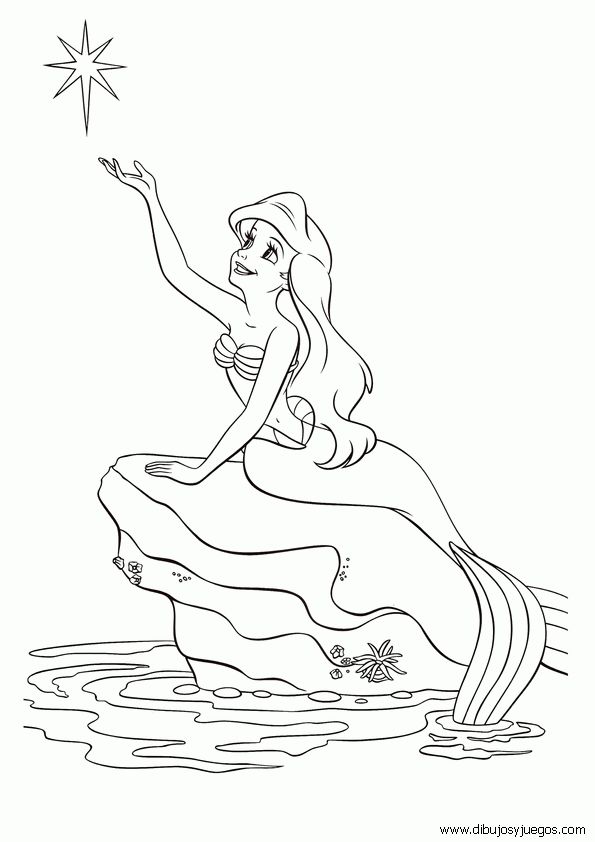 Ariel la sirenita para colorear the little mermaid colorin pages sebastiâ en sirena para colorear sirenita ariel para colorear pãginas para colorear de princesa