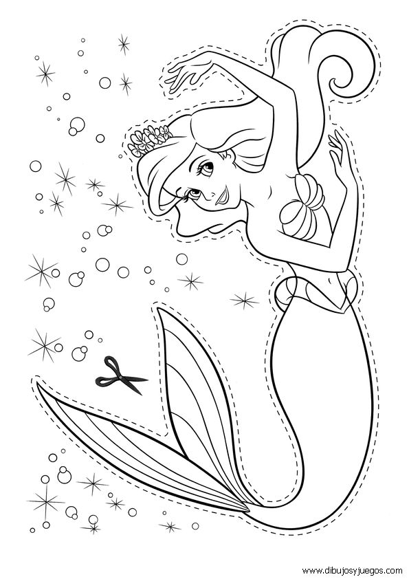 Dibujos pa colore maestra de infantil y primia iel la sirenita pa â sirena pa colore sirenita iel pa colore pãginas pa colore disney