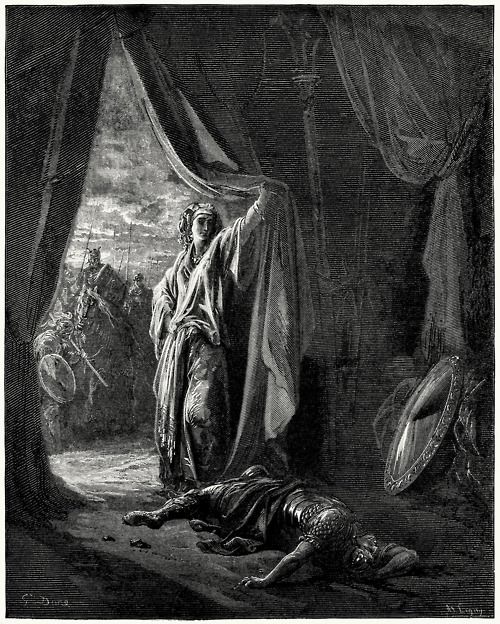 Sisera slain by jael gustave dorã from the gustave dore museo de te moderno museo de te