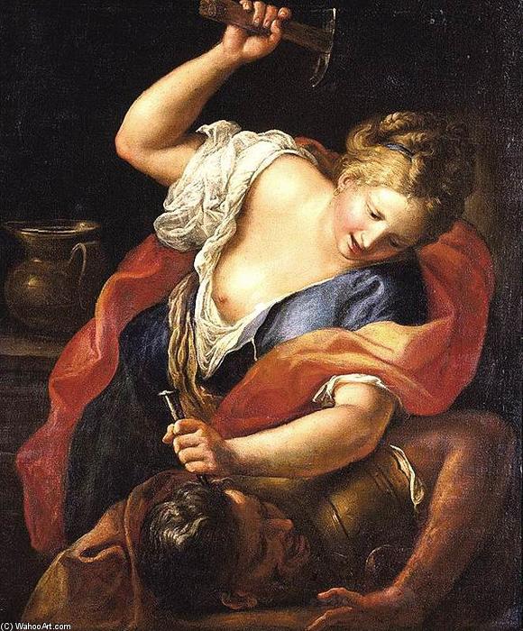 Art reproductions jael and sisera by gregorio lazzarini most