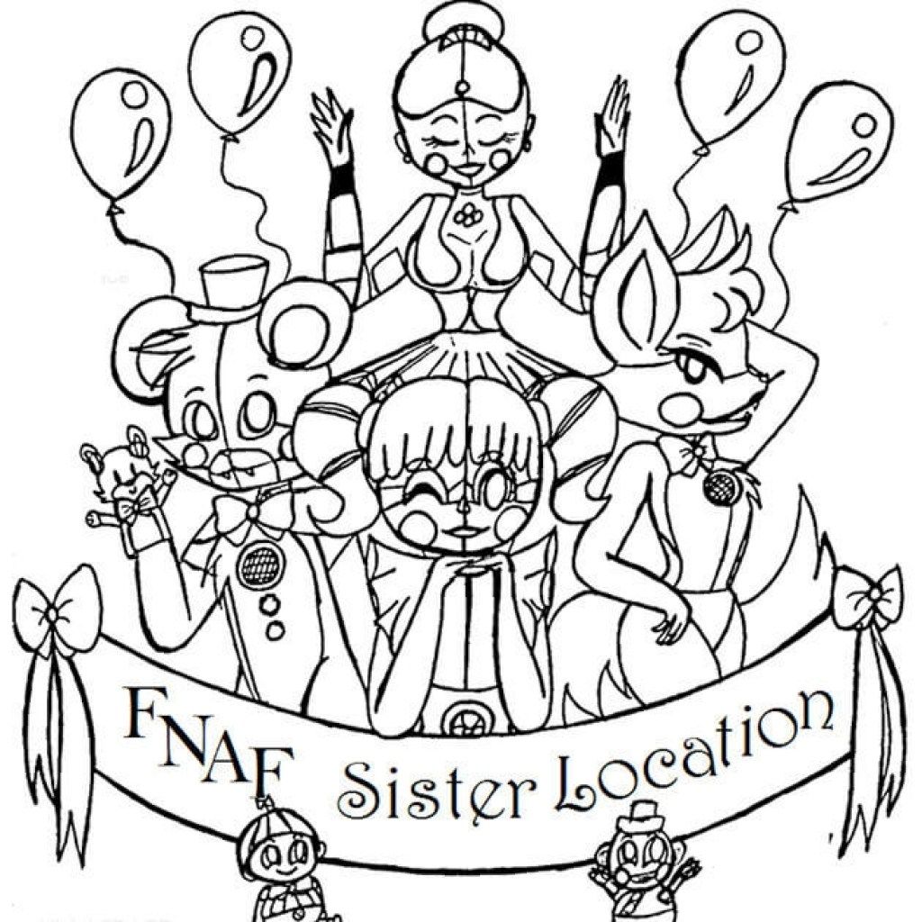 Wonderful picture of fnaf coloring pages