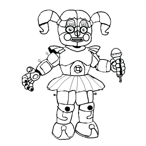 Have fun with fnaf coloring pages pdf