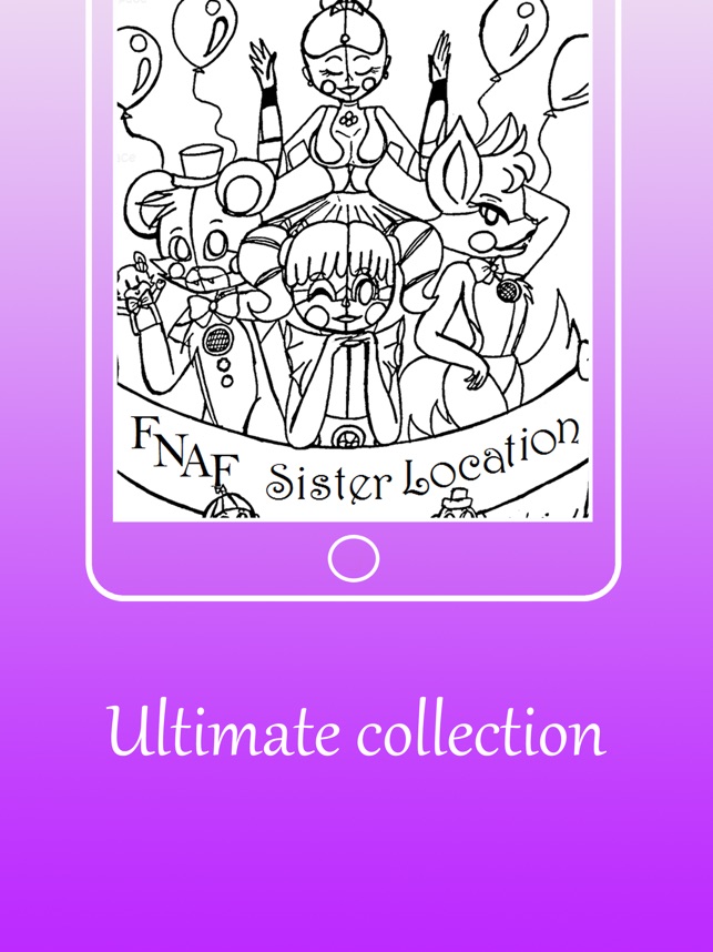 Coloring pages for fnaf sister location on the app store